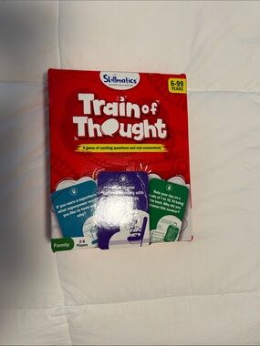 Skillmatics Train of Thought Conversation Card Game - Red